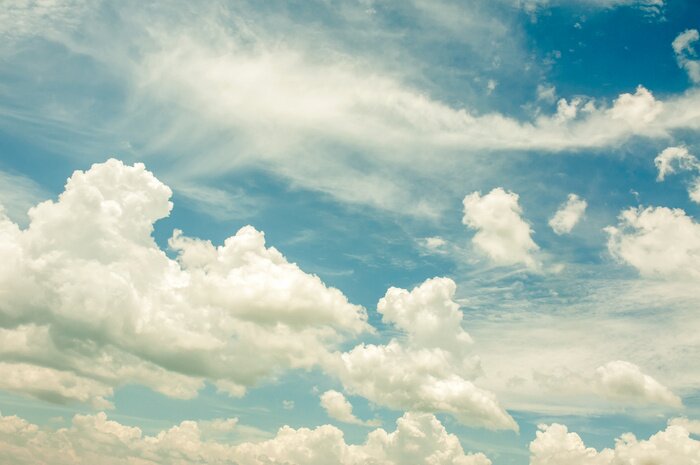 Papier peint  Ciel bleu