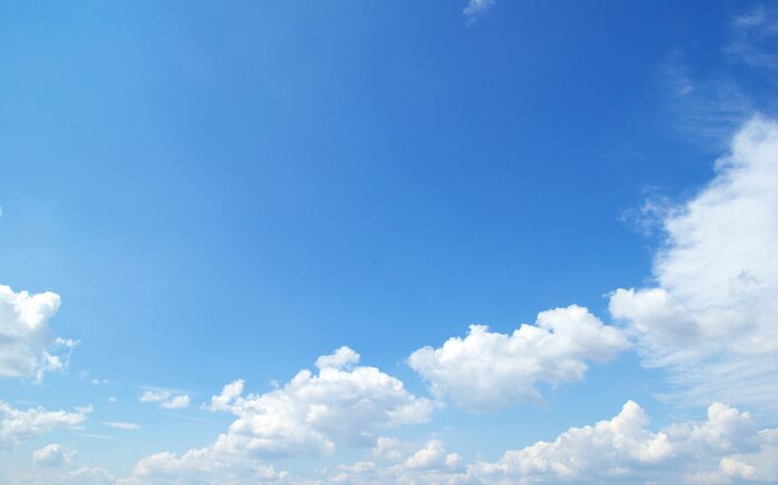 Papier peint  ciel bleu