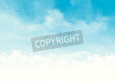 Papier peint  Ciel bleu avec des nuances bleues