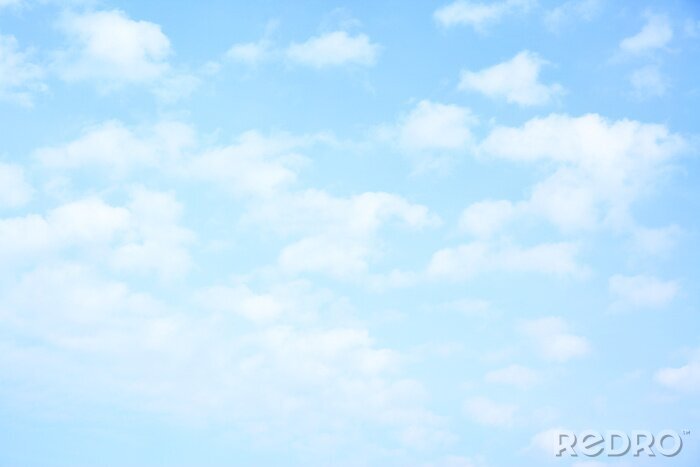 Papier peint  Ciel bleu clair avec des nuages