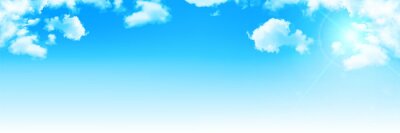 Papier peint  Ciel bleu en été