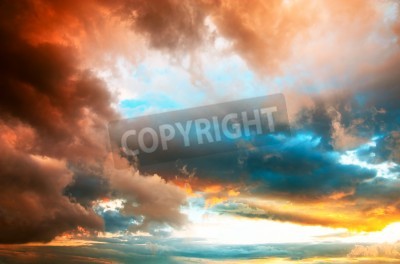 Papier peint  Ciel et paysage vert