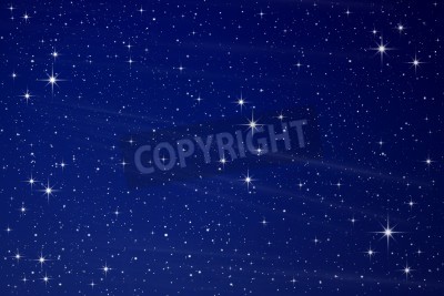 Papier peint  Ciel nocturne et étoiles