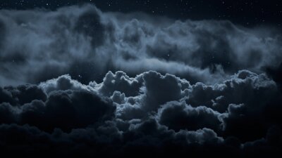 Ciel nocturne et nuages