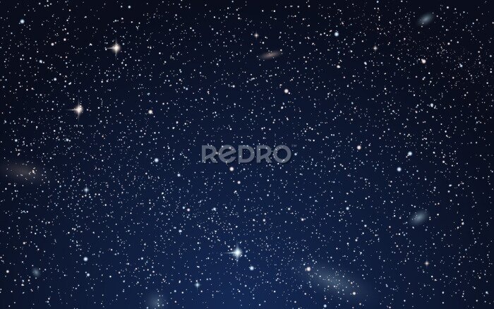 Papier peint  Ciel nocturne étoilé