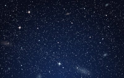 Papier peint  Ciel nocturne étoilé