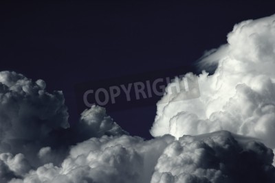 Papier peint  Ciel nuageux et soleil