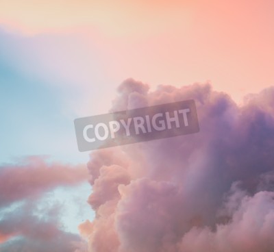 Papier peint  Ciel pastel