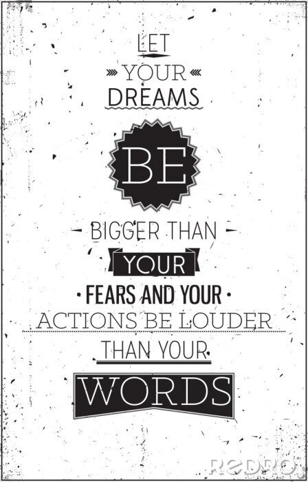 Papier peint  Citation murale de motivation