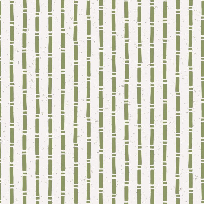 Papier peint  Coffre en bambou vert tendre
