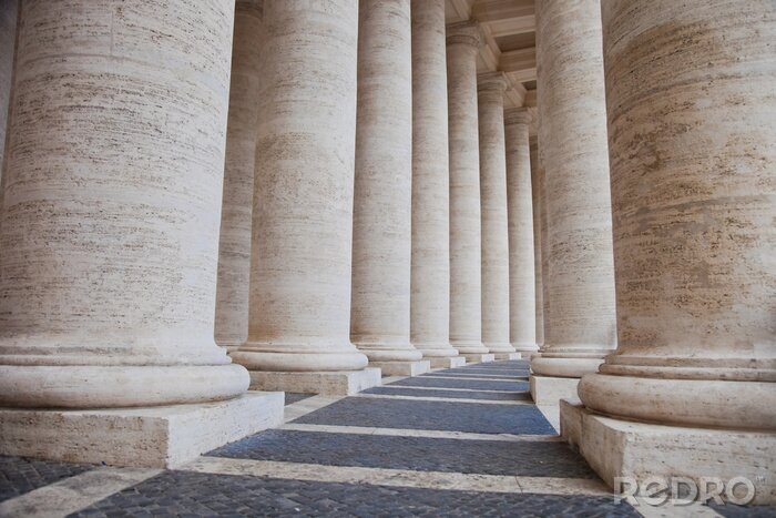 Papier peint  Colonnes classiques 3D au Vatican