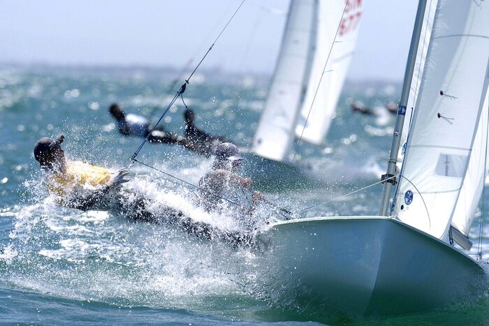 Papier peint  Compétition sportive nautisme à la voile