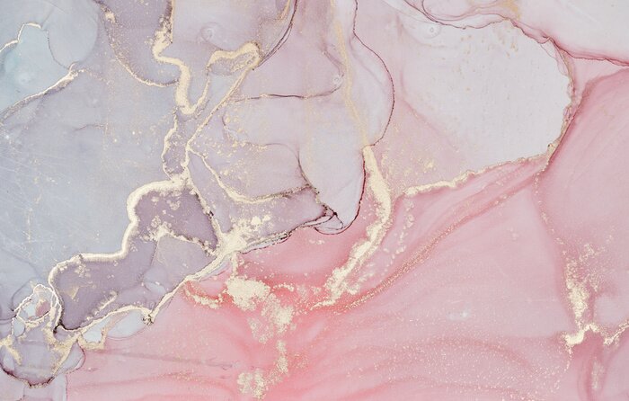 Papier peint  Composition abstraite de couleurs pastel