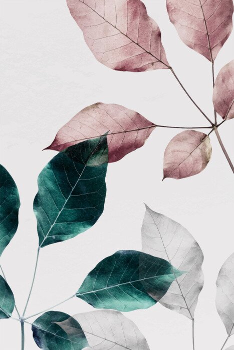 Papier peint  Composition artistique des branches