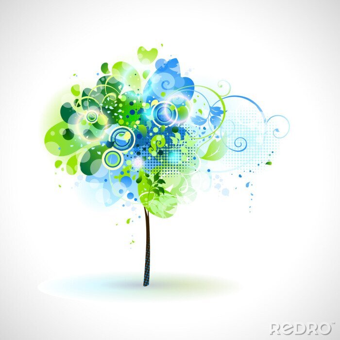 Papier peint  Composition de printemps avec l'arbre d'appel d'offres