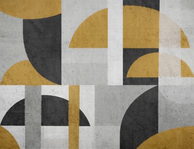 Composition Moderne de Formes Géométriques