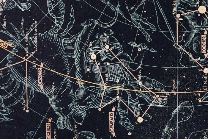 Papier peint  Constellation de l'horoscope Cancer