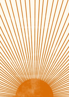 Coucher de soleil style boho