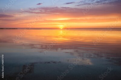 Papier peint  Coucher de soleil sur l'océan