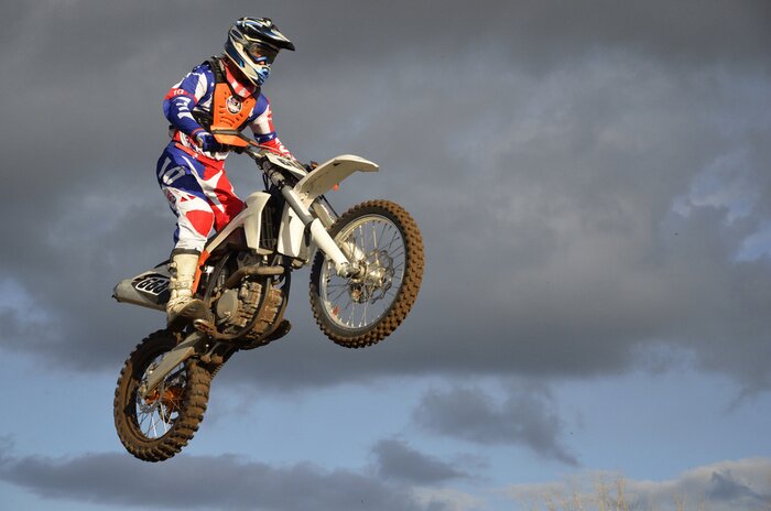 Papier peint  Course à moto spectaculaire