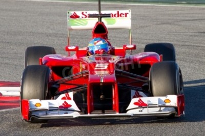 Papier peint  Course d'entraînement à Barcelone