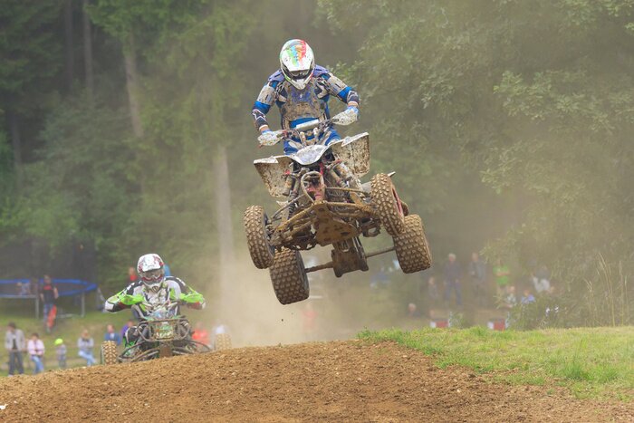 Papier peint  course de Quad