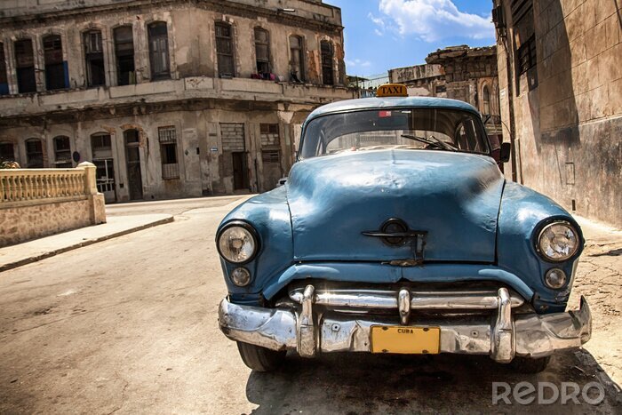 Papier peint  Cuba voiture