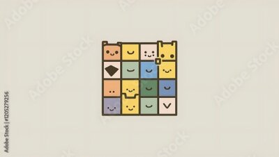 Papier peint  Cute gird background, minimal design background