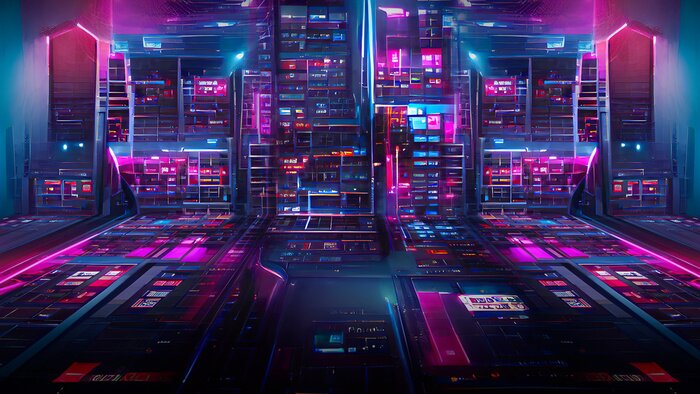 Papier peint  Cybertechnologie