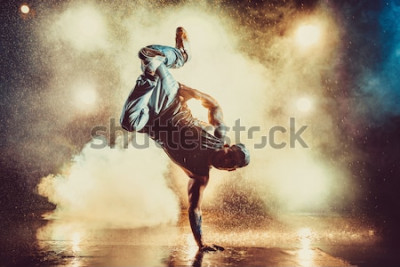 Papier peint  Danse contemporaine jeune homme