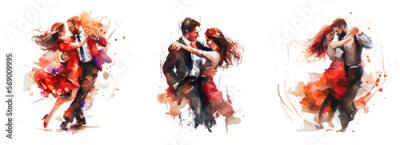 Papier peint  Danse en couple