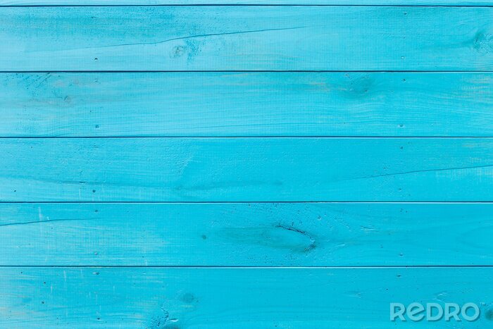 Papier peint  De belles planches bleues