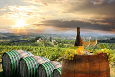 Dégustation de vin sous le soleil toscan