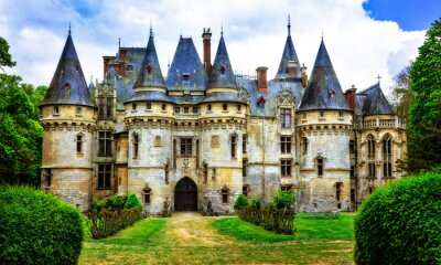 Des châteaux féeriques impressionnants de France, région de l'Il de France