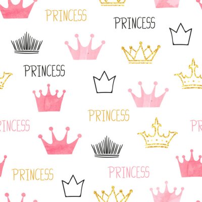 Papier peint  Des couronnes de princesses