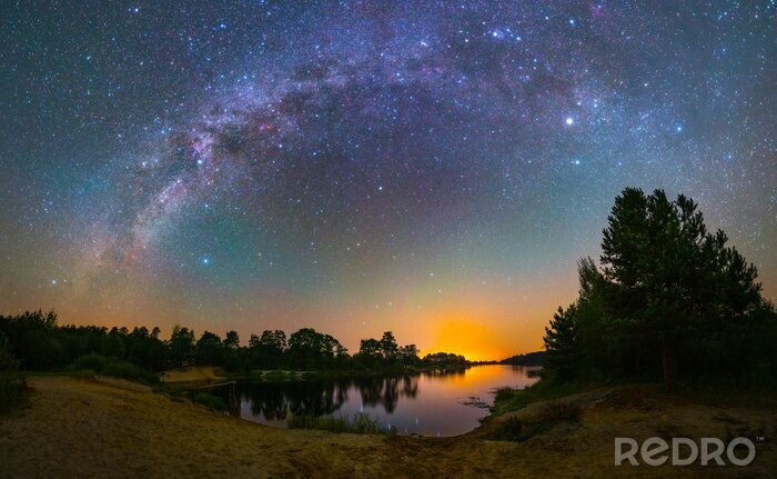 Papier peint  Des étoiles un jour d'été