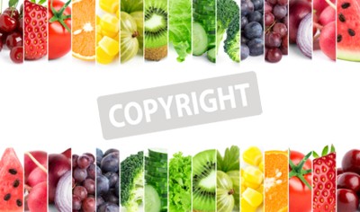 Papier peint  Des fruits d'été juteux