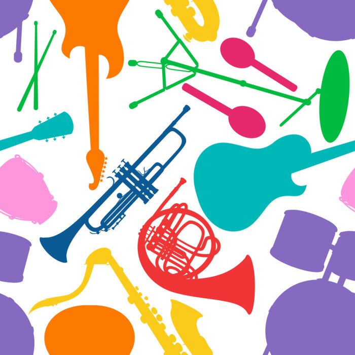 Papier peint  Des sons colorés