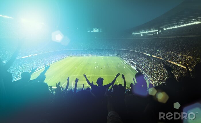 Papier peint  Des tribunes bondées