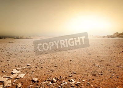 Papier peint  Désert de pierres