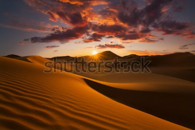 Papier peint  désert du Sahara