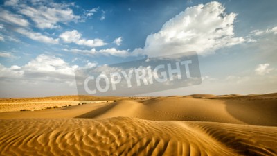 Papier peint  Désert et ciel