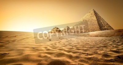 Papier peint  Désert et sable des Pyramides
