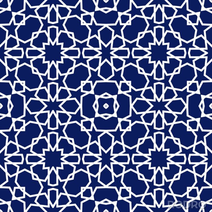 Papier peint  Dessin islamique géométrique