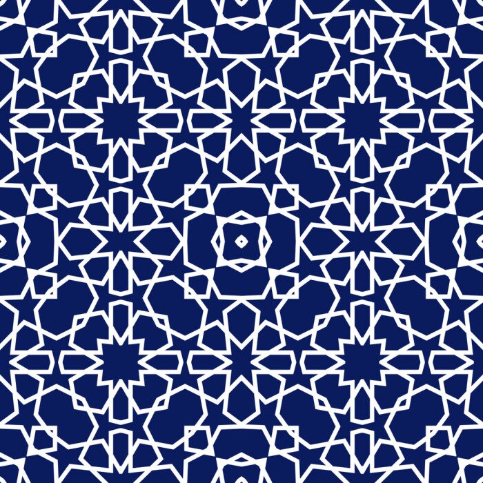 Papier peint  Dessin islamique géométrique