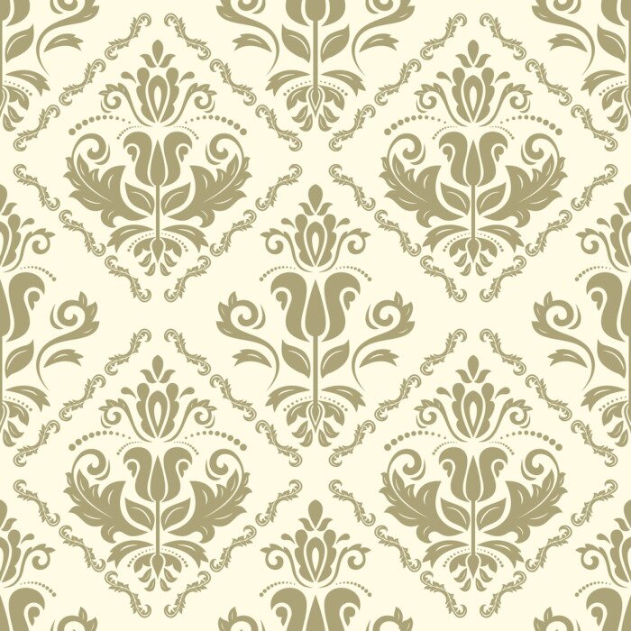 Papier peint  Dessin oriental clair