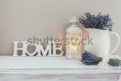 Papier peint  Dessin provençal lavande