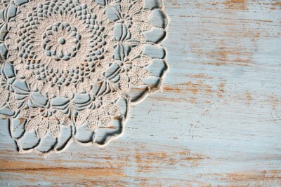 Papier peint  Dessin vieilli shabby chic