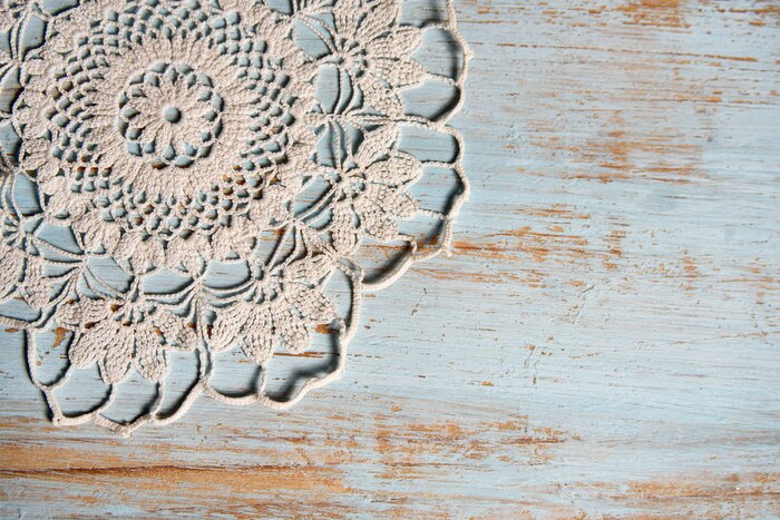 Papier peint  Dessin vieilli shabby chic