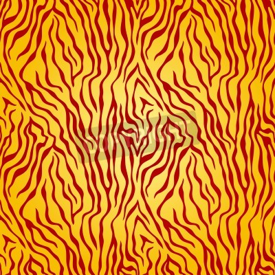 Papier peint  Détail de tigre expressif